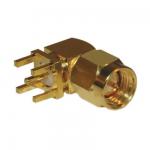 PCB Mount SMA Connector Right Angle (Plug, Male,50Ω)